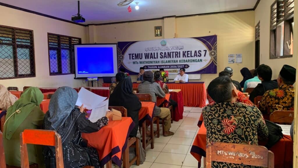 Temu Wali Santri Kelas 7 MTs WI Kebarongan, Bangun Sinergi untuk Mendukung Pendidikan Santri